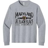 MD Jr. Black Bears Youth 6-Ounce Heavyweight Long Sleeve Tee