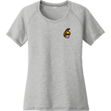 Seacoast Spartans (Ice Hockey) Ladies PosiCharge Tri-Blend Wicking Scoop Neck Raglan Tee