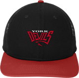 York Devils New Era Snapback Low Profile Trucker Cap