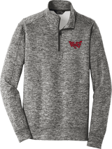 York Devils PosiCharge Electric Heather Fleece 1/4-Zip Pullover