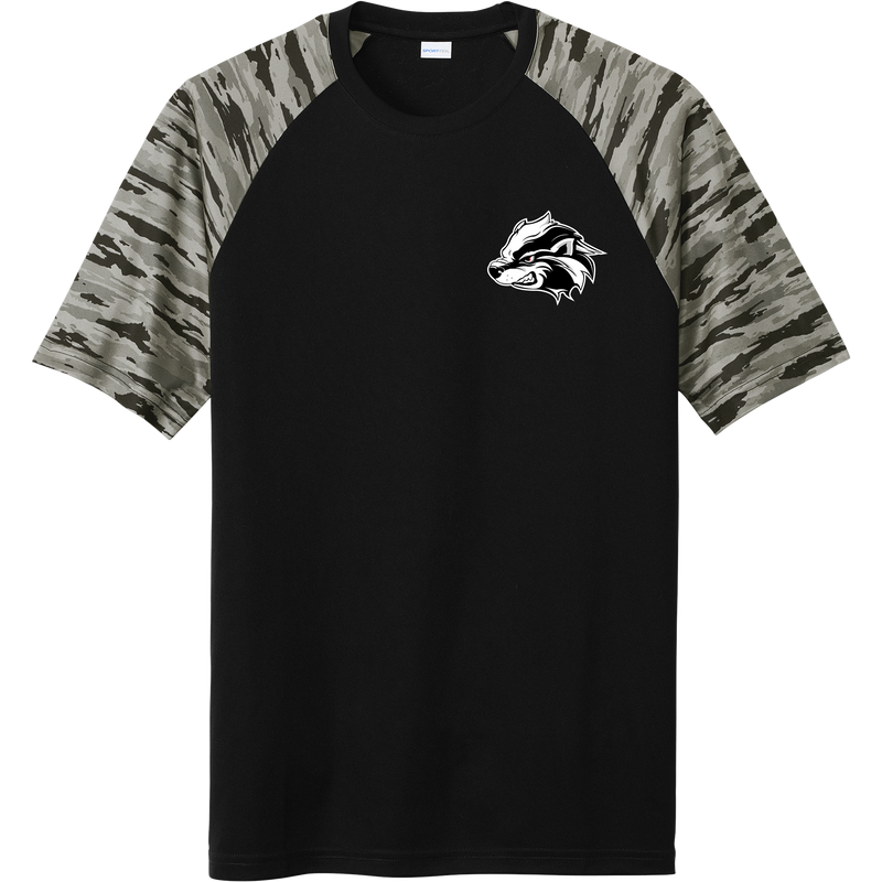 Allegheny Badgers Drift Camo Colorblock Tee